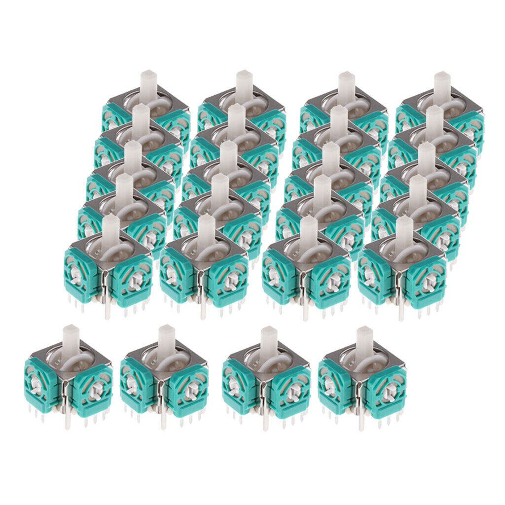 24x Analog Stick Buttons Replace Parts for Nintendo GameCube NGC Controller