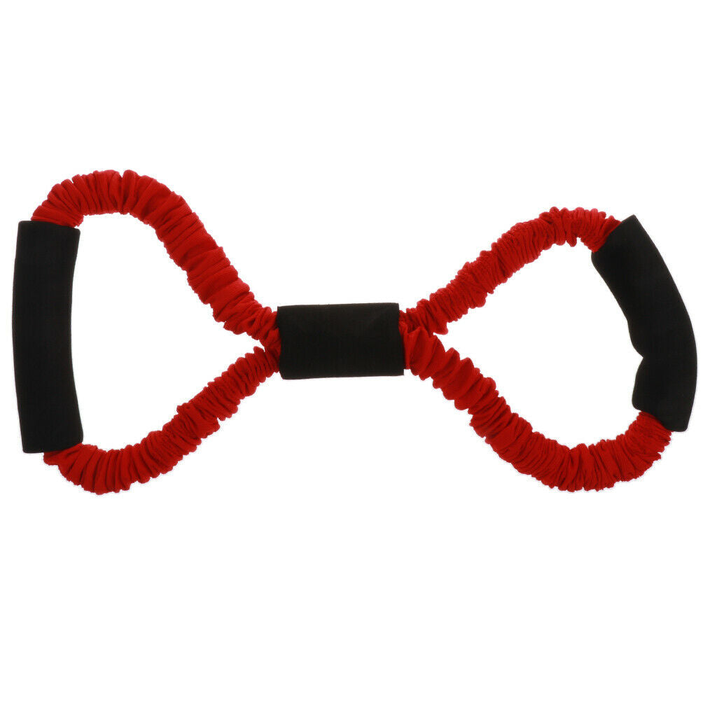 Resistance Band Pull Exerciser Rope Arm Chest Strength Training Red 40LB