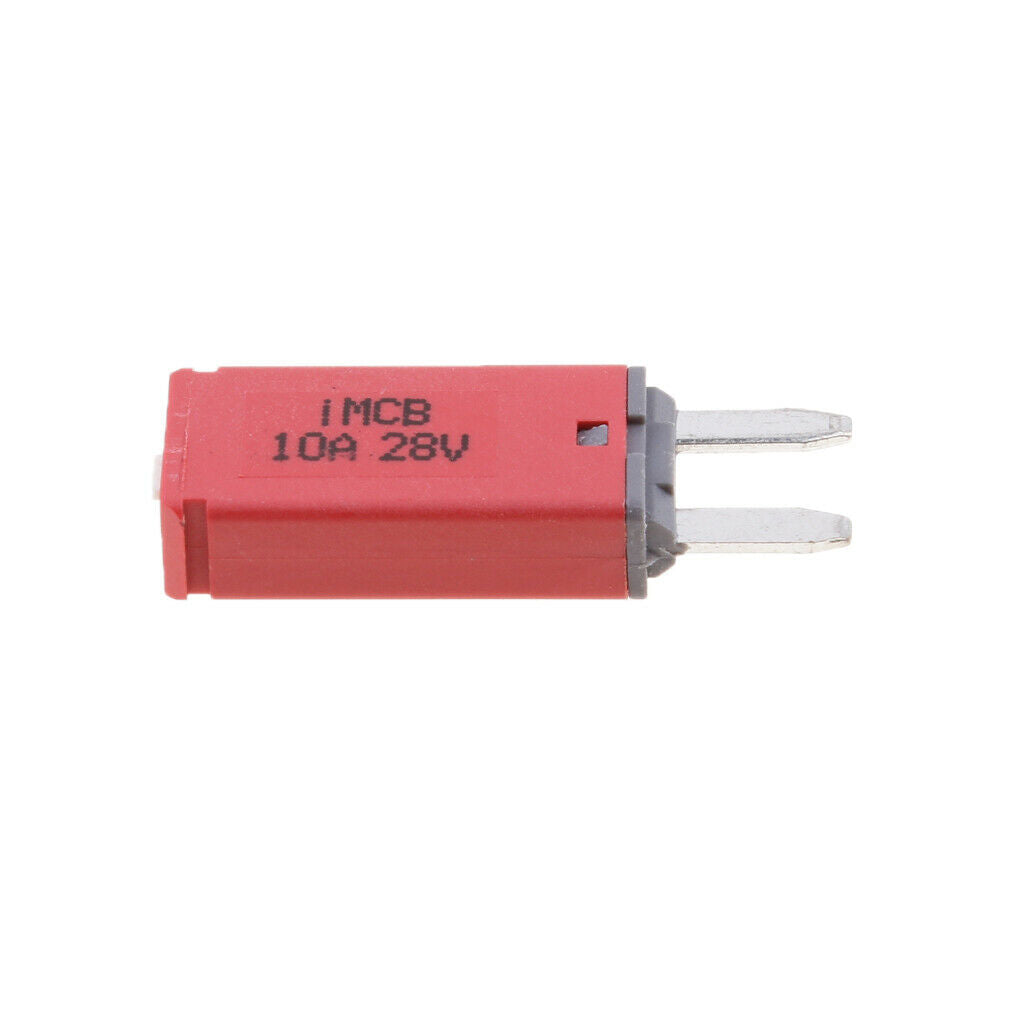 6 Piece Car ATM Mini Blade Fuse Kit Circuit Breaker Manual Reset