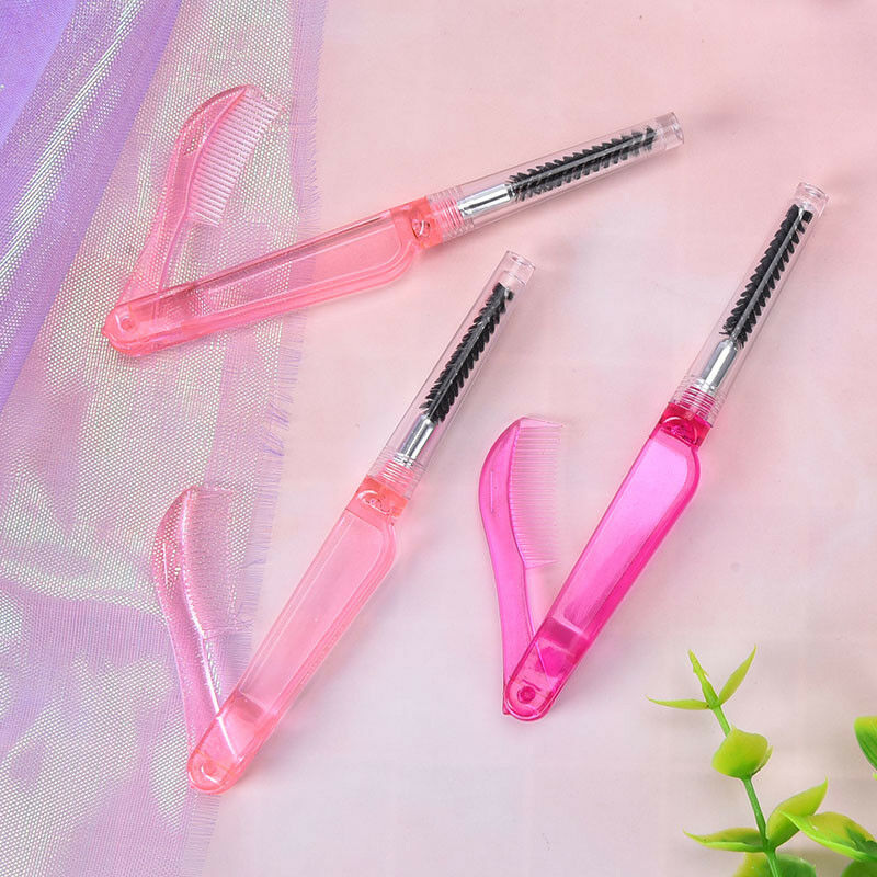 1X eyelash extension comb brush lash eyebrow cosmetic makeup supply to.l8