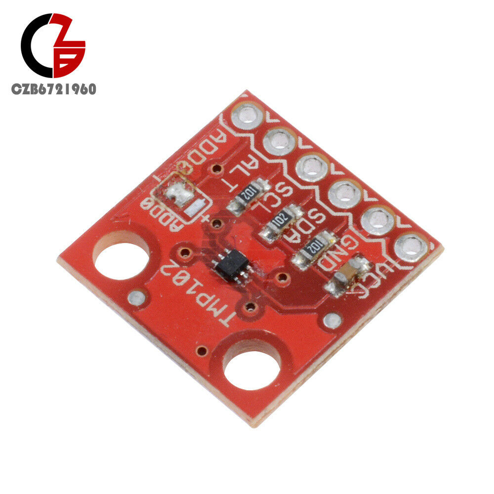 Red DC 1.4V-3.6V TMP102 Digital Temperature Sensor I2C Breakout Module 1.5x1.5cm