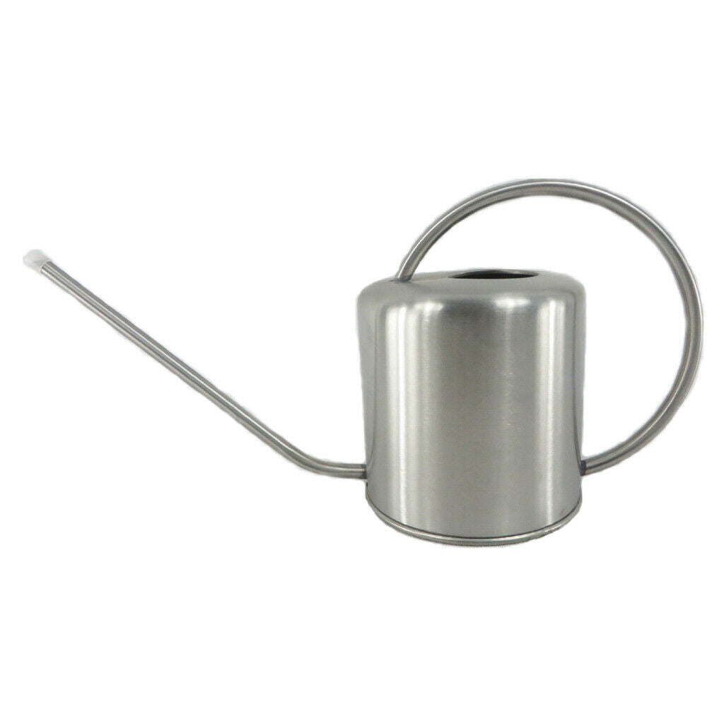 Watering Pot Stainless Steel Watering Can 1500ML Long Mouth Sprinkling Pot
