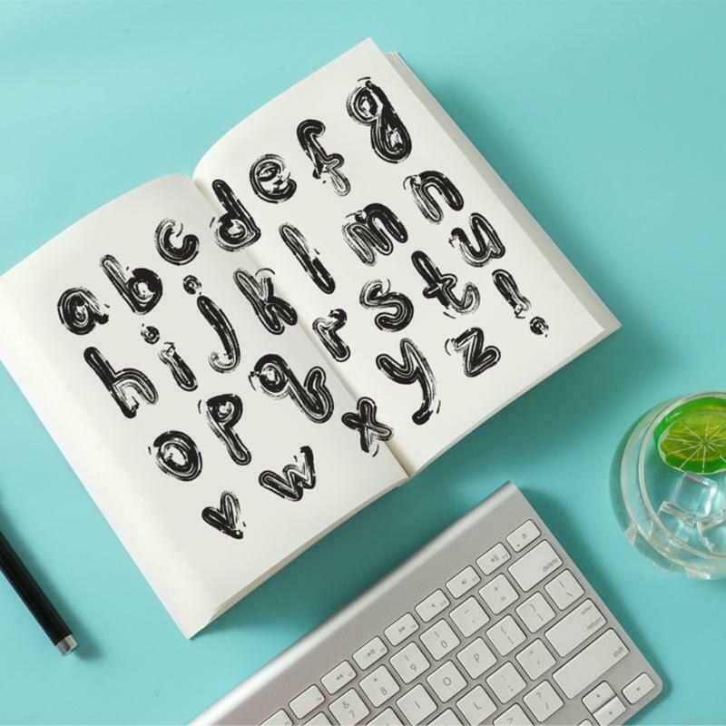 Lowercase Letters Silicone Clear Seal Stamp DIY Scrapbook Embossing Photo Album