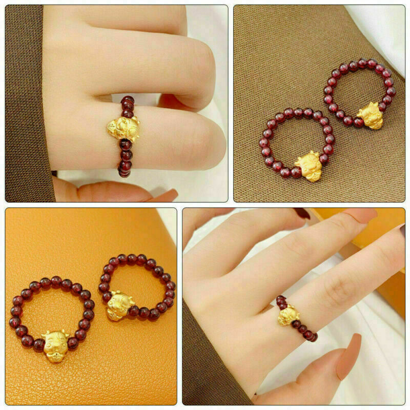 2021 New Women Fashion Ox Adjustable Ring Jewellery Party Gift New Year Gift US