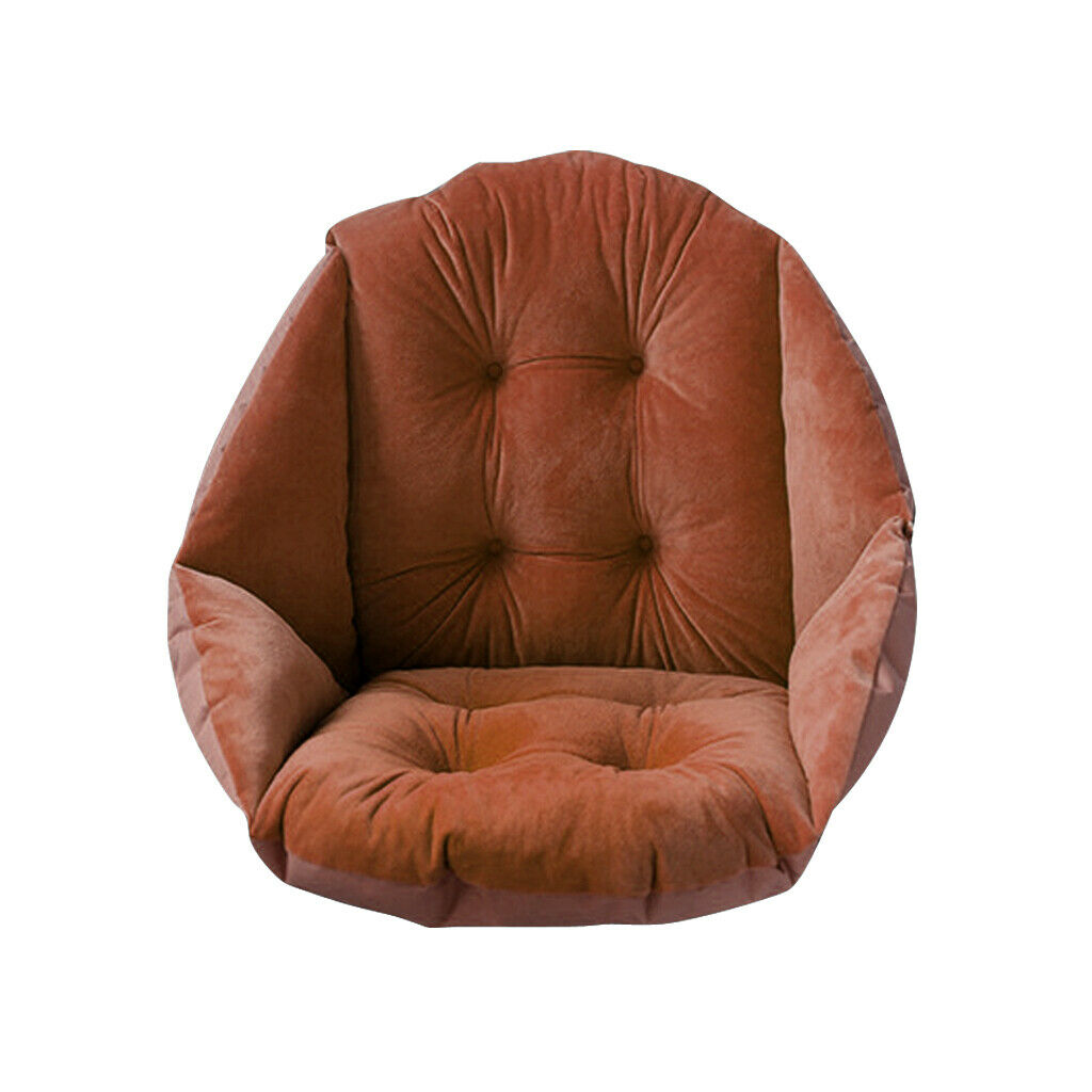 Comfort Shell Shape Surrounded Seat Cushion Foam Car Chair Pad Pillow-Coffee