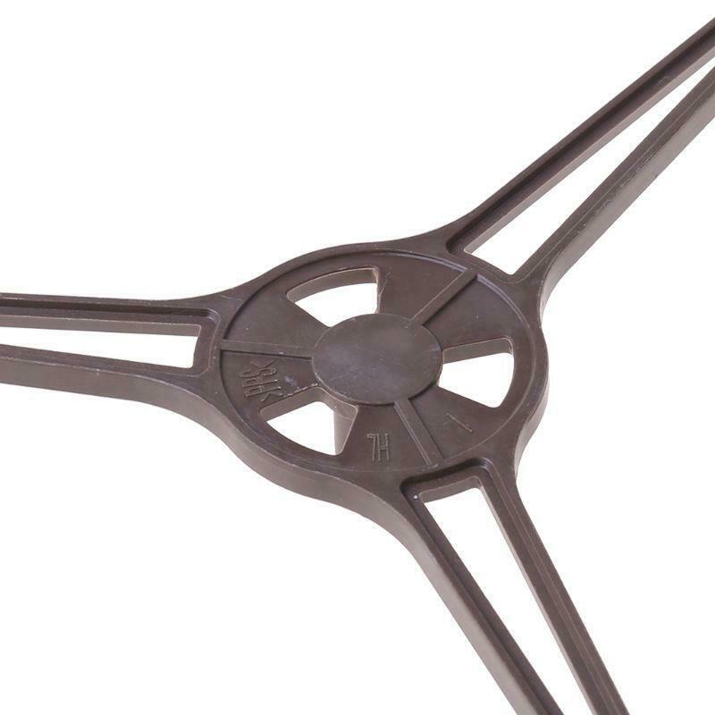 Microwave Oven Triangle Shaped Tray For Microwave Parts 24.5cm Flat Glass Plate