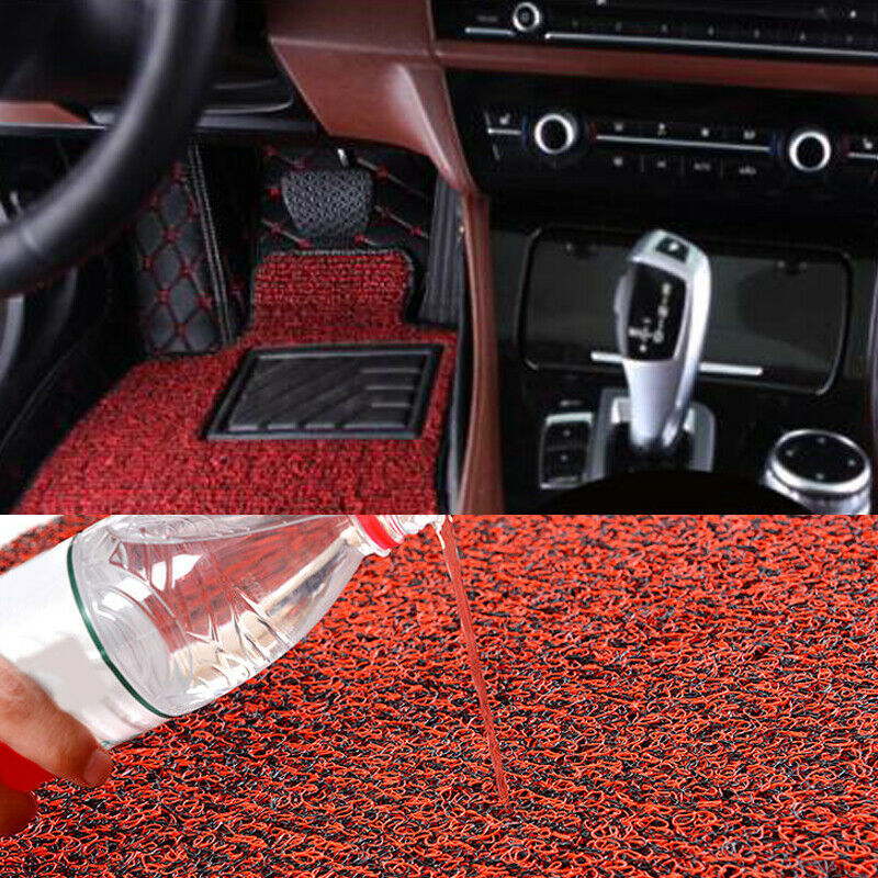 50*60CM Car Driver Side Coil Floor Mat Footpad Pedal Waterproof Carpets Prunable