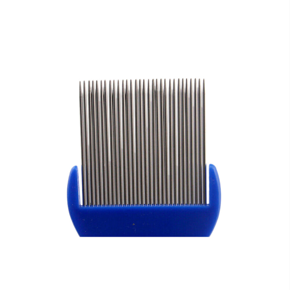 Head Lice Metal Comb Hair Pet Safe Flea Comb Kids Pets Various Colours  DD