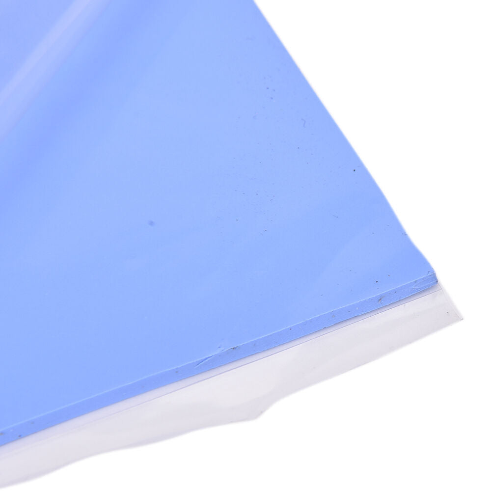 100mmx100mmx2mm Blue Heatsink Cooling Thermal Conductive Silicone Pad Unc.l8