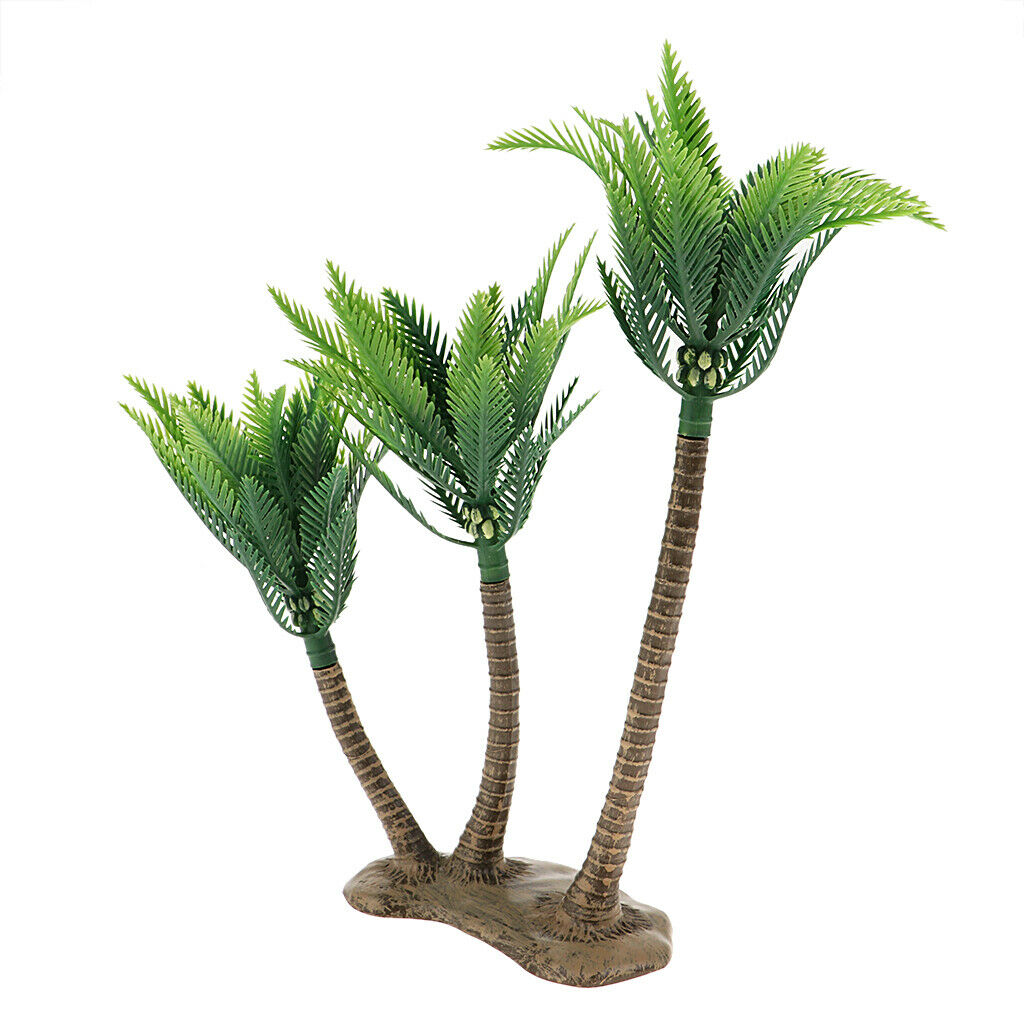 Mini Models Simulation Plastic Coconut Palm Tree Micro Landscape Accessory
