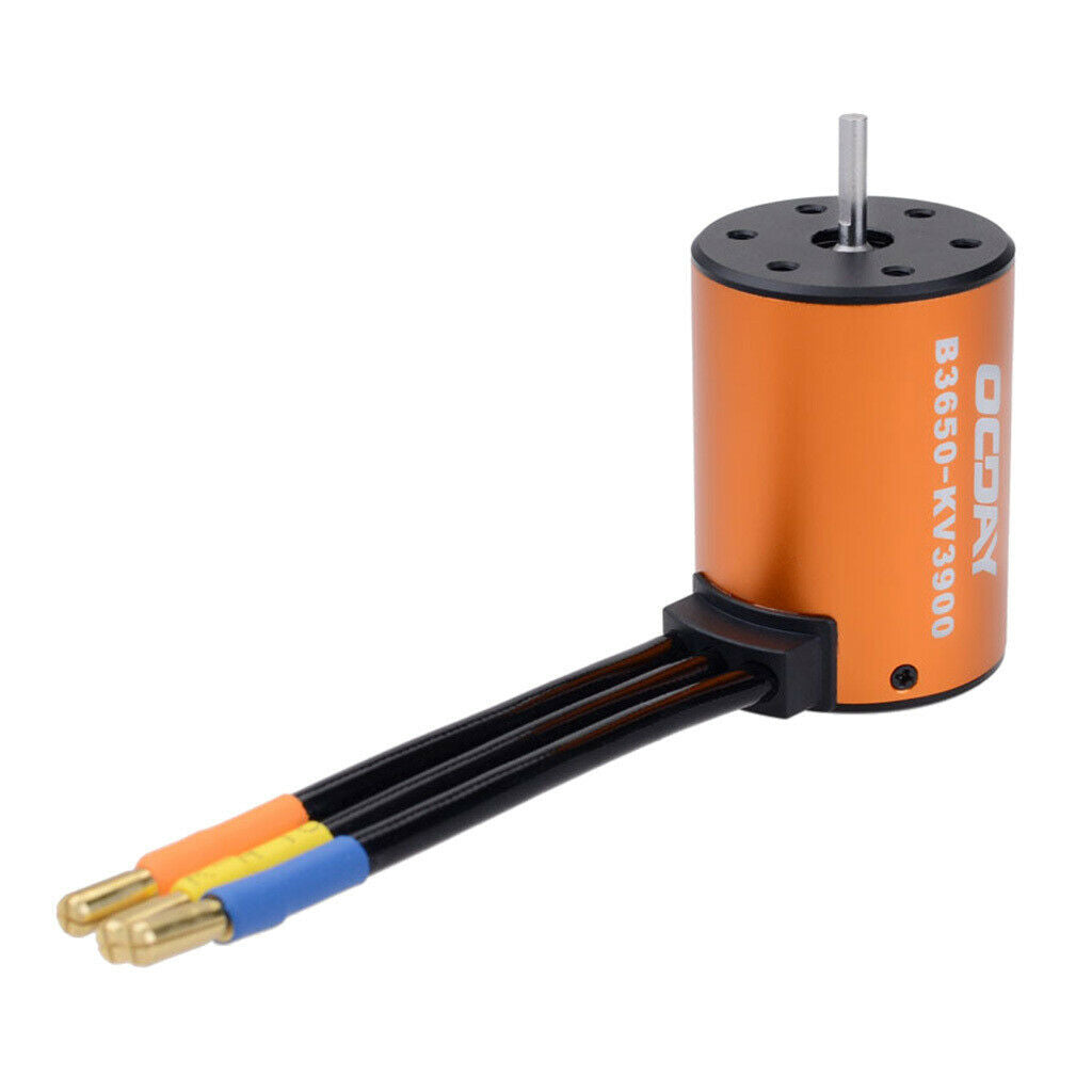 Pack of 1 Waterproof 3650 3900KV Brushless Motor for 1/10 RC Crawler Car