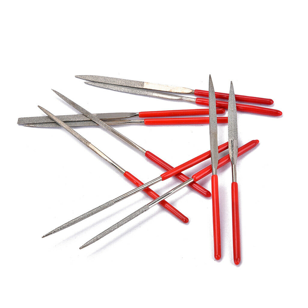 Guitar Instrument Repair Tool Set Sanding Frets Nut Files Set 10 Pieces