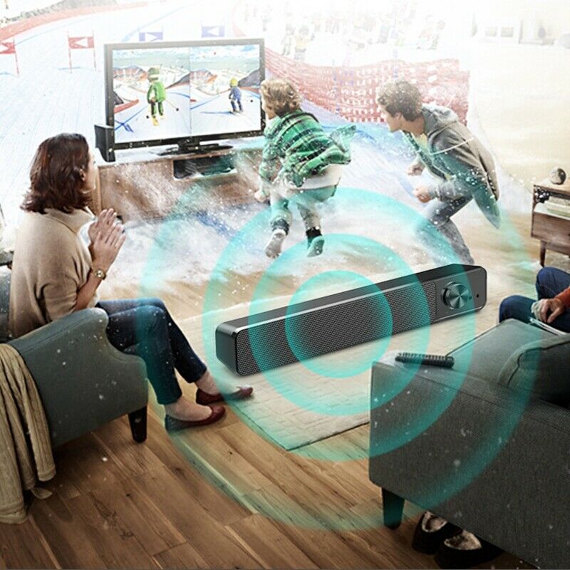 Soundbar TV Home Theatre System Caixa De Som Bluetooth Speakers Computer ColunU7