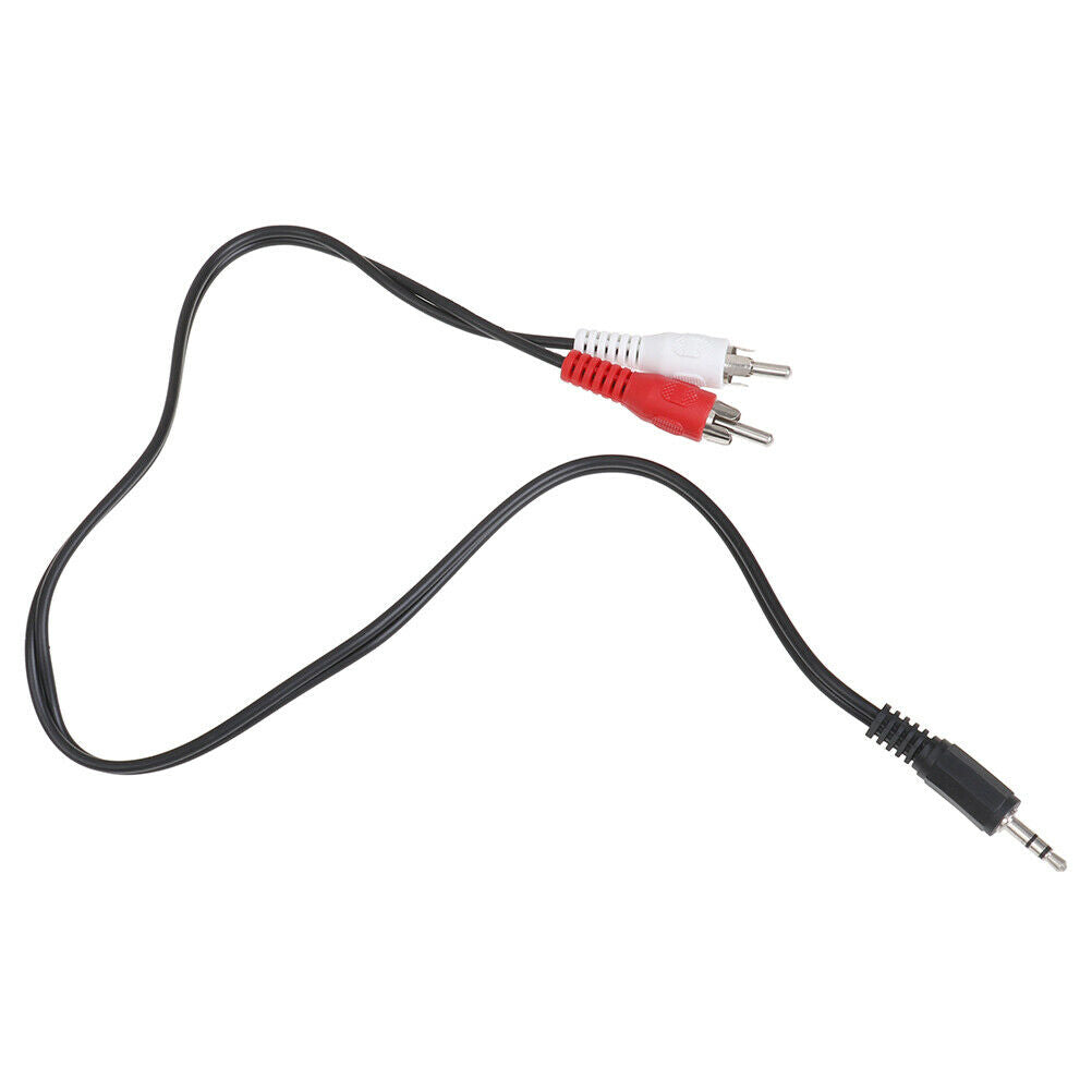 3.5mm jack mini plugto 2 RCA male stereo ohono audio speaker adapter cable.l8