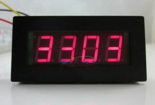 New Digital Red LED Tachometer RPM Speed Meter 5-9999RPM 12V 0.56" LED