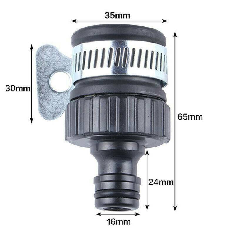 Tap To Garden Hose Pipe Connector Mixer For Kitchen Bath Tap Adapter Universal ~