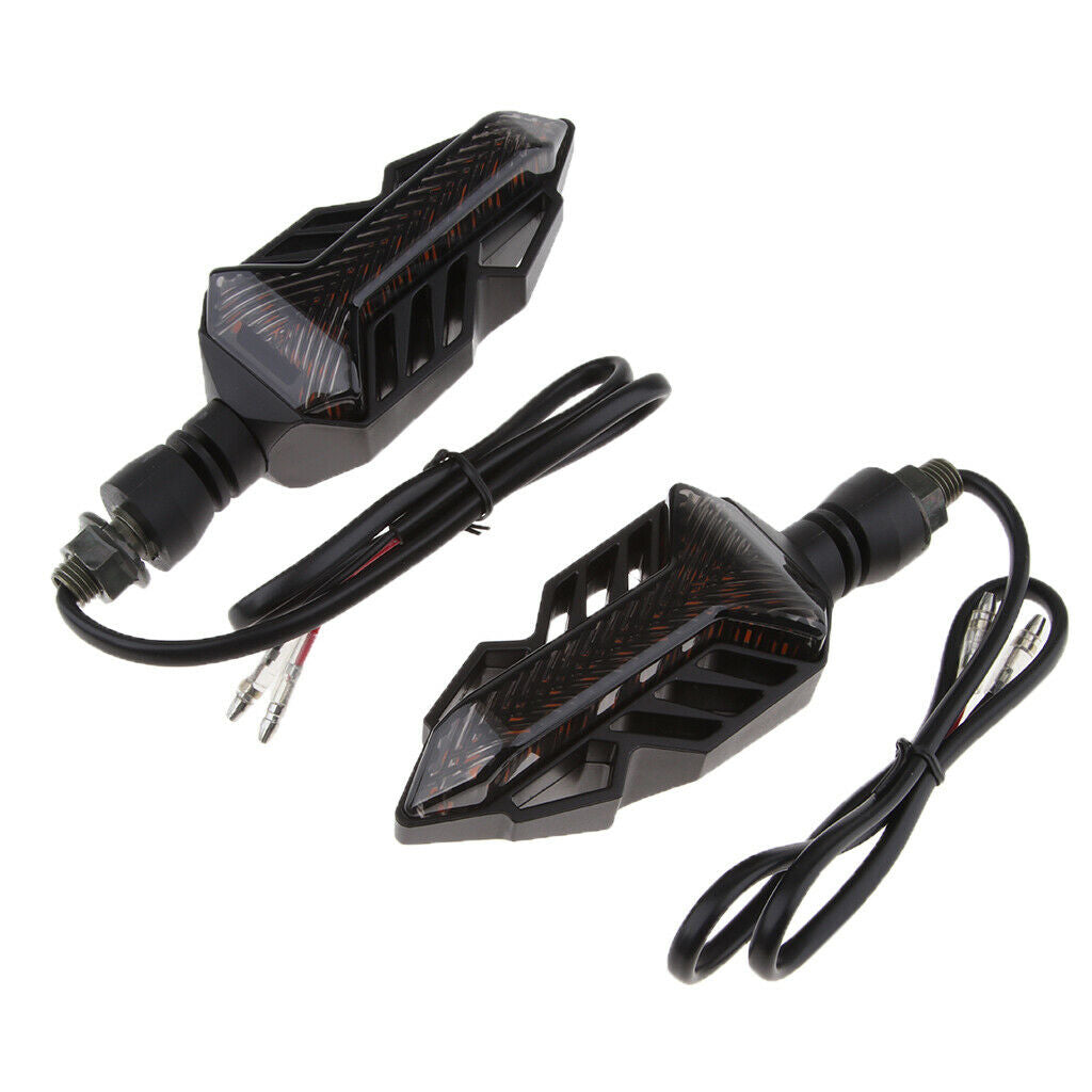 2pcs LED Universal Motorcycle Turning Signal Lamp Flash Light Lamp 12V