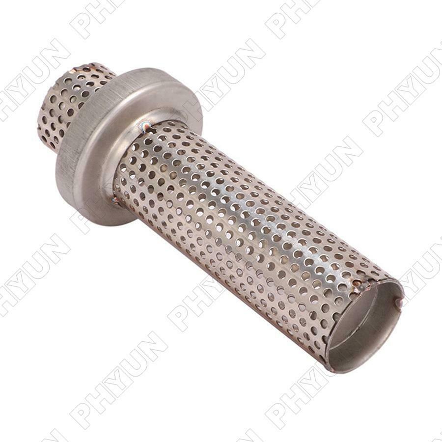 2.4 Inch Motorcycle Exhaust Pipe Silencer Stainless Steel Removable Muffler 1x