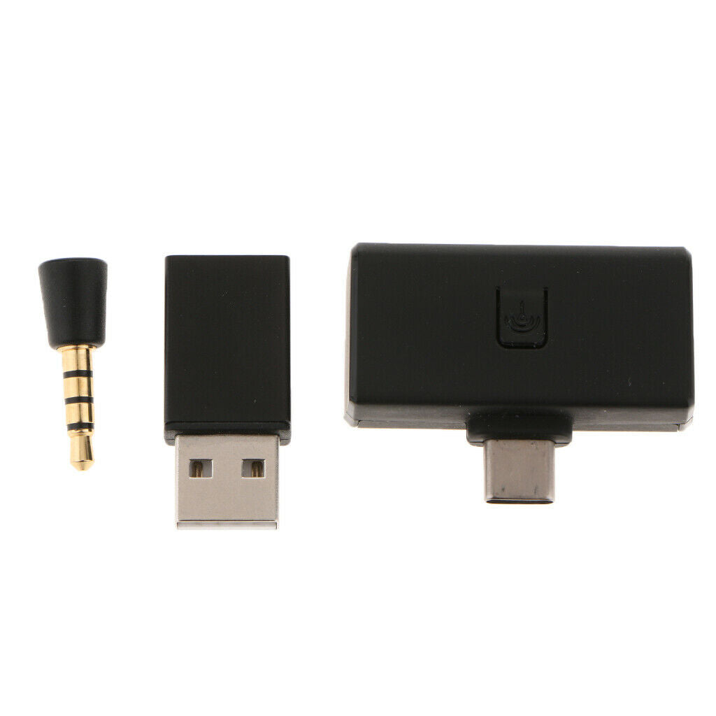 Wireless Adapter Type C Dongle Headphone Audio Transmitter with Charging