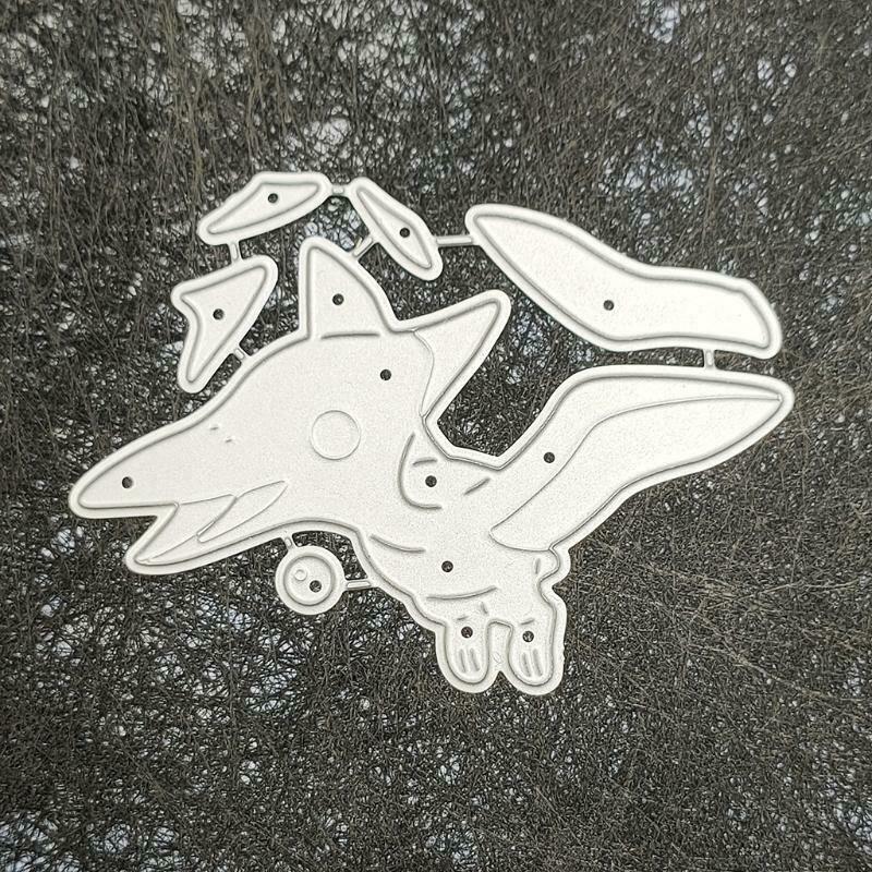 Cute Flying Pterodactyl Carbon Steel Cutting Dies DIY Scrapbooking Photo Album
