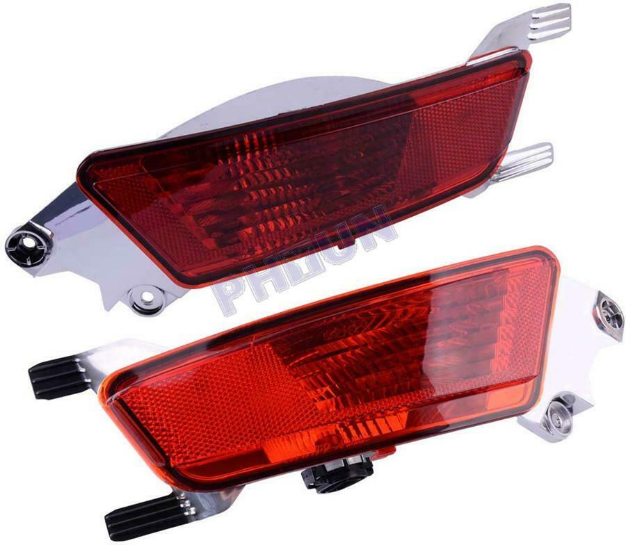 For Range Rover Evoque 2011-2018 Rear Bumper Fog Light Left + Right Red ABS