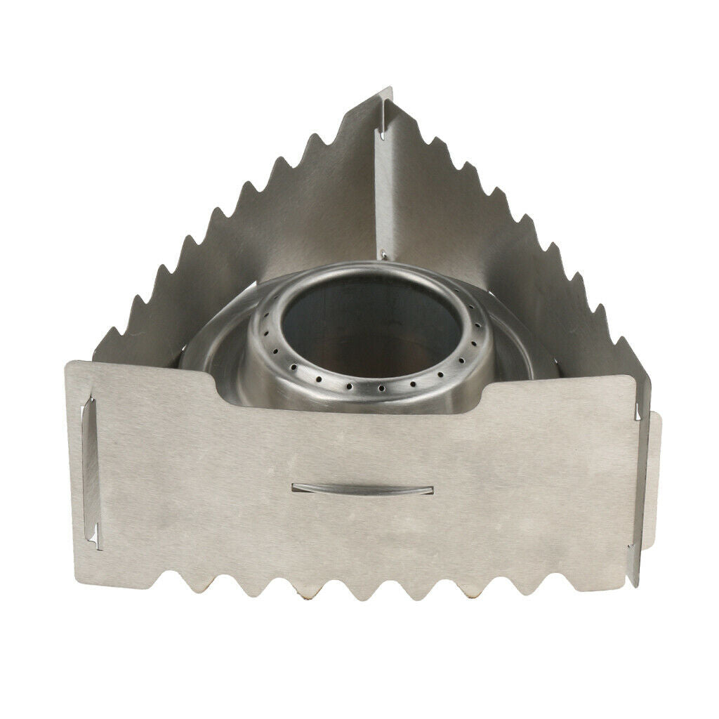Portable Stove Alcohol Burner Wind Proof Screen Picnic Stove Camping Cooking