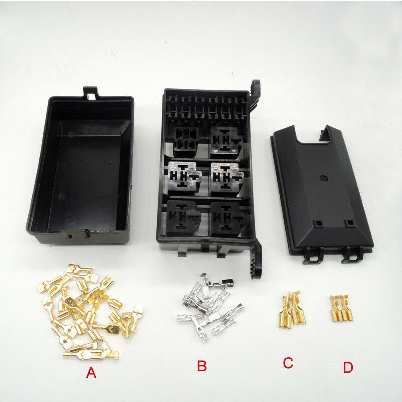 Auto Car Fuse Relay Holder Box Relay Socket 6 Relay 5 Road The Nacelle Insurance