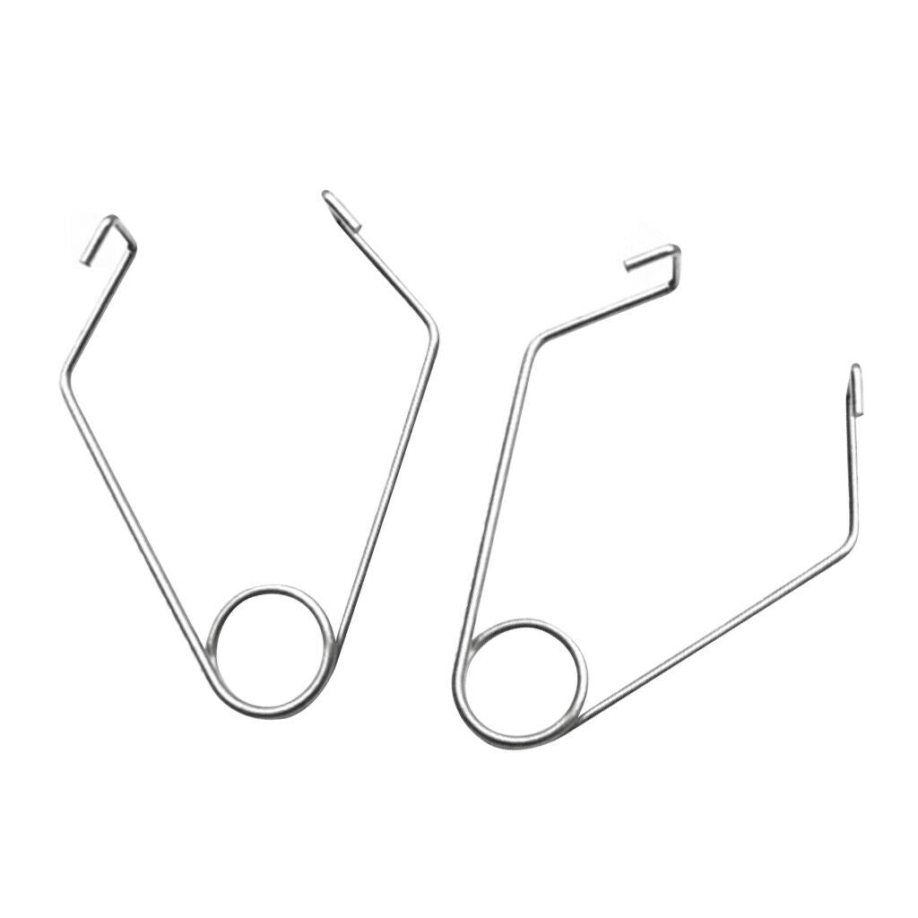 5X 2pcs Stainless Steel Fastener Buckle Clamp Clip For Climbing Rope Protection