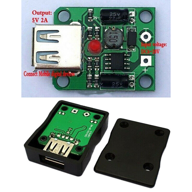 DC 6V-20V 18V to 5V 2A USB Solar Panel Power Charger Regulator Folding bag/ C Tt