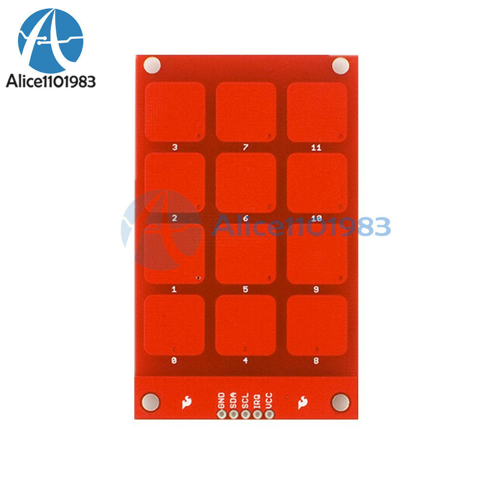MPR121 Capacitive Touch Keypad Shield Module Sensitive key keyboard for arduino