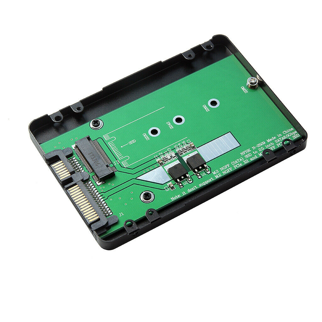 sata protocol ngff m.2 to 2.5 inch sata interface 7mm aluminum alloy hdd case