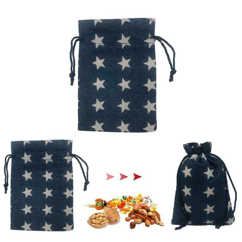 Christmas 2021 Advent Calendar 24 Days Hanging Drawstring Candy Bags w/ Stickers