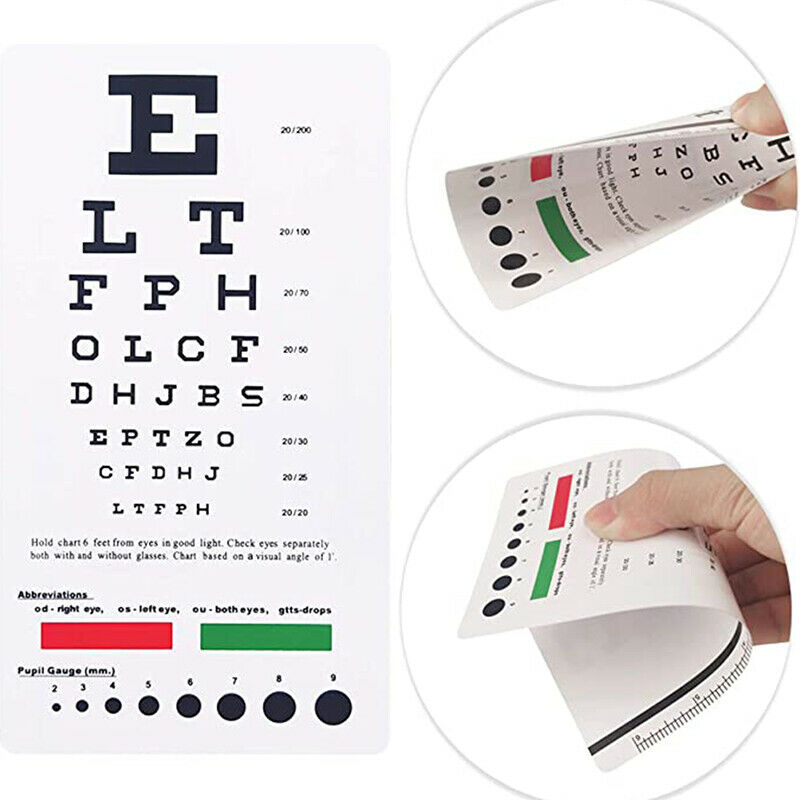 Snellen Eye Wall Chart Wall Art Painting Print On Silk Canvas Poster Home De LQ