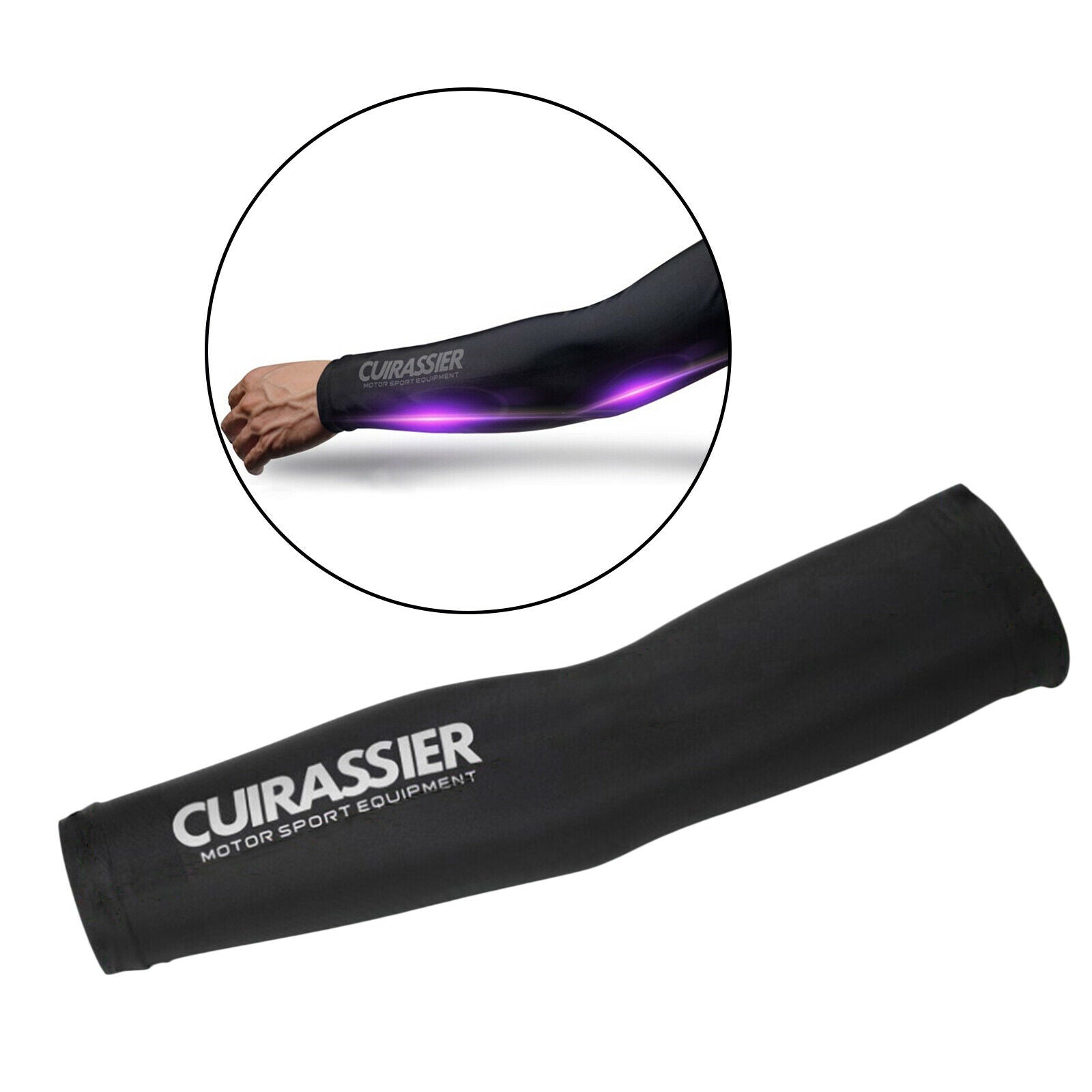 Men Motorcycle Reflective Cooling Arm Sleeve Cover Sun Guard XL