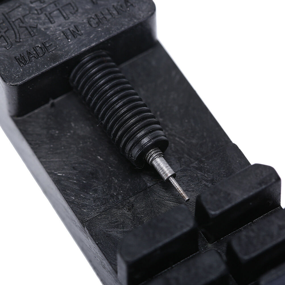 Watch Band Strap Bracelet Link Pin Remover Adjustable Repair Tool Kit blac.l8