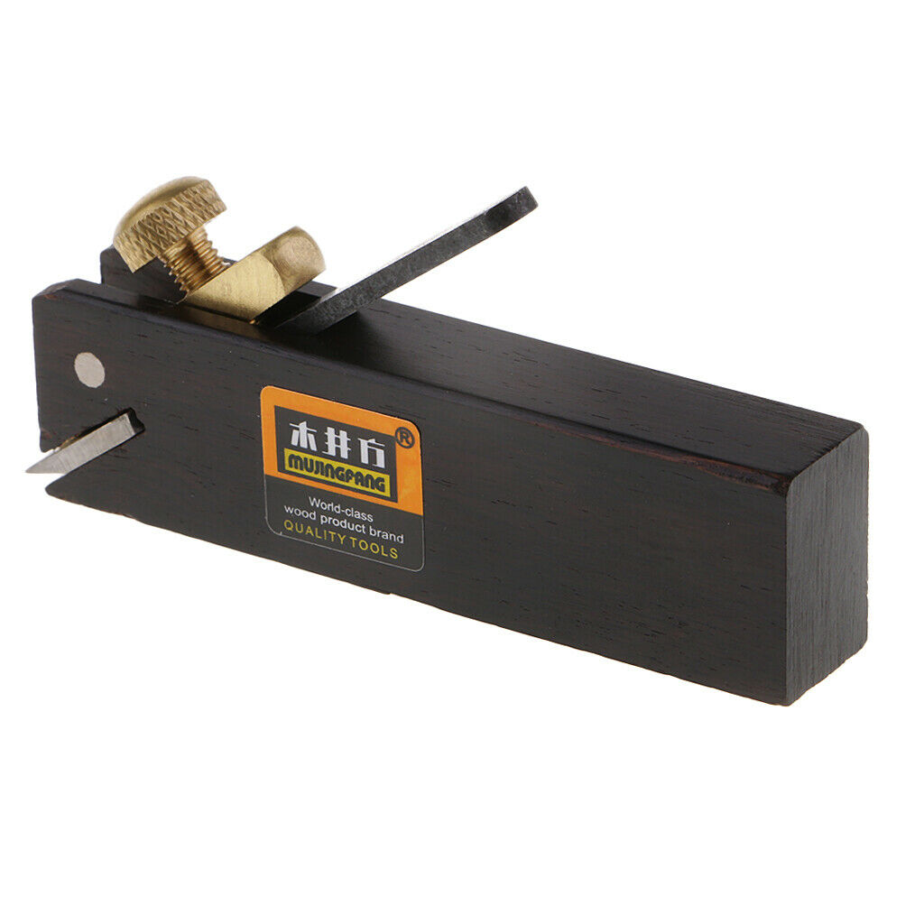 Wooden Shoulder Plane HSS Bullnose  Plane for Woodworking Craft DIY