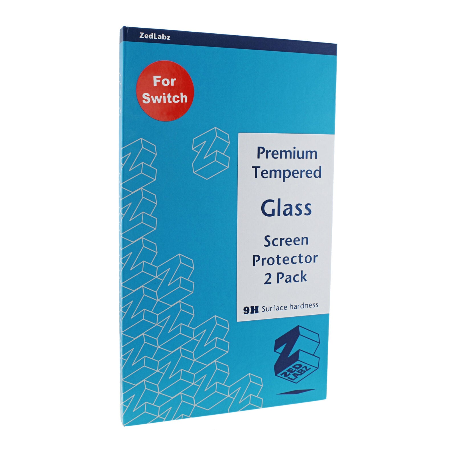 Glass screen protectors for Nintendo Switch 9H tempered 2pk - REFURB | ZedLabz