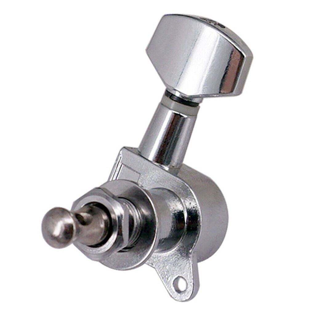 6L Sealed Guitar Tuning Peg Tuners Machine Heads for Acoustic Folk Guitar