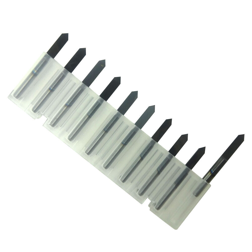 5PC TIN TiAIN Coated Carbide PCB Engraving CNC Bit Router Tool 90 Degree 0.1mm