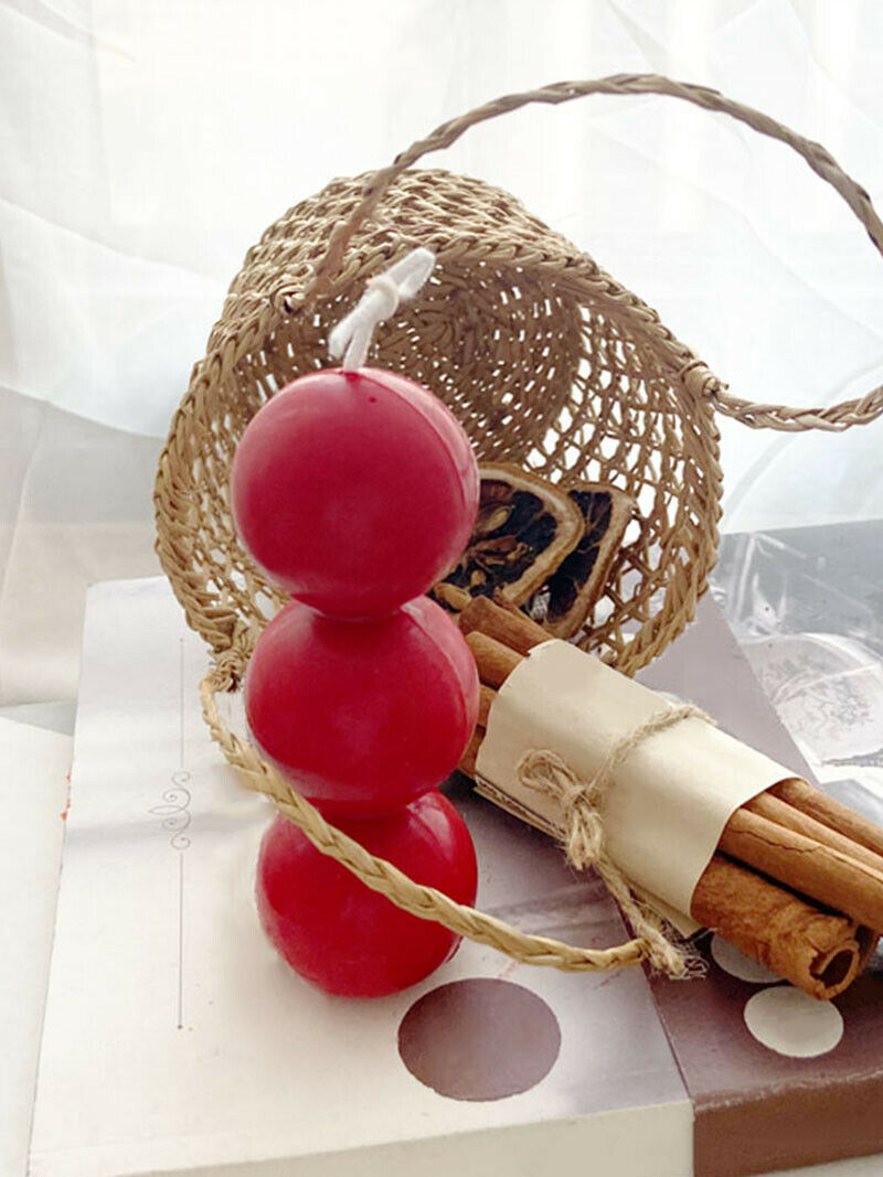DIY Candles Mould Round Ball Wax Candle Mold Aromatherapy Plaster Candle Decor