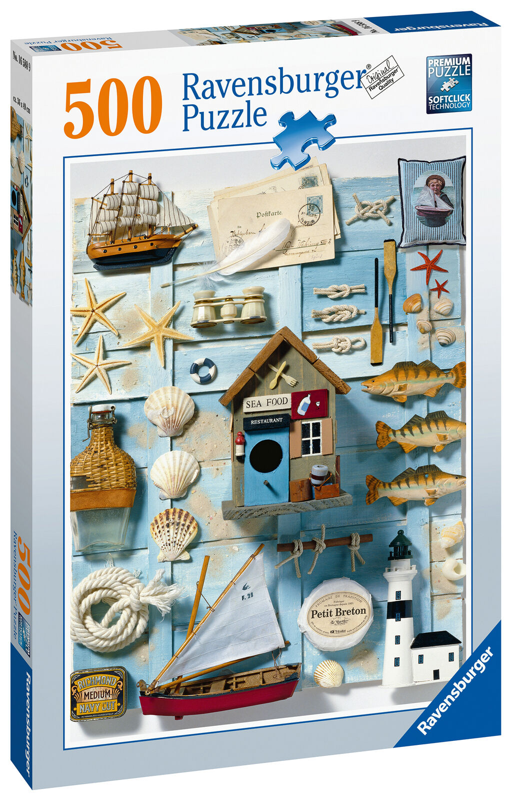 16588 Ravensburger Maritime Flair Jigsaw Puzzle includes 500pcs Age 10 Years+