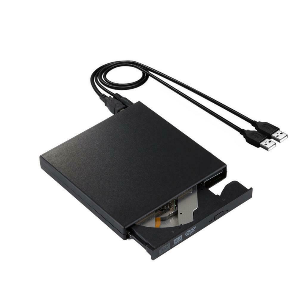 Usb 2.0 External Cd + Rw Dvd + Rw Dvd Burner Drive Recorder For Laptop