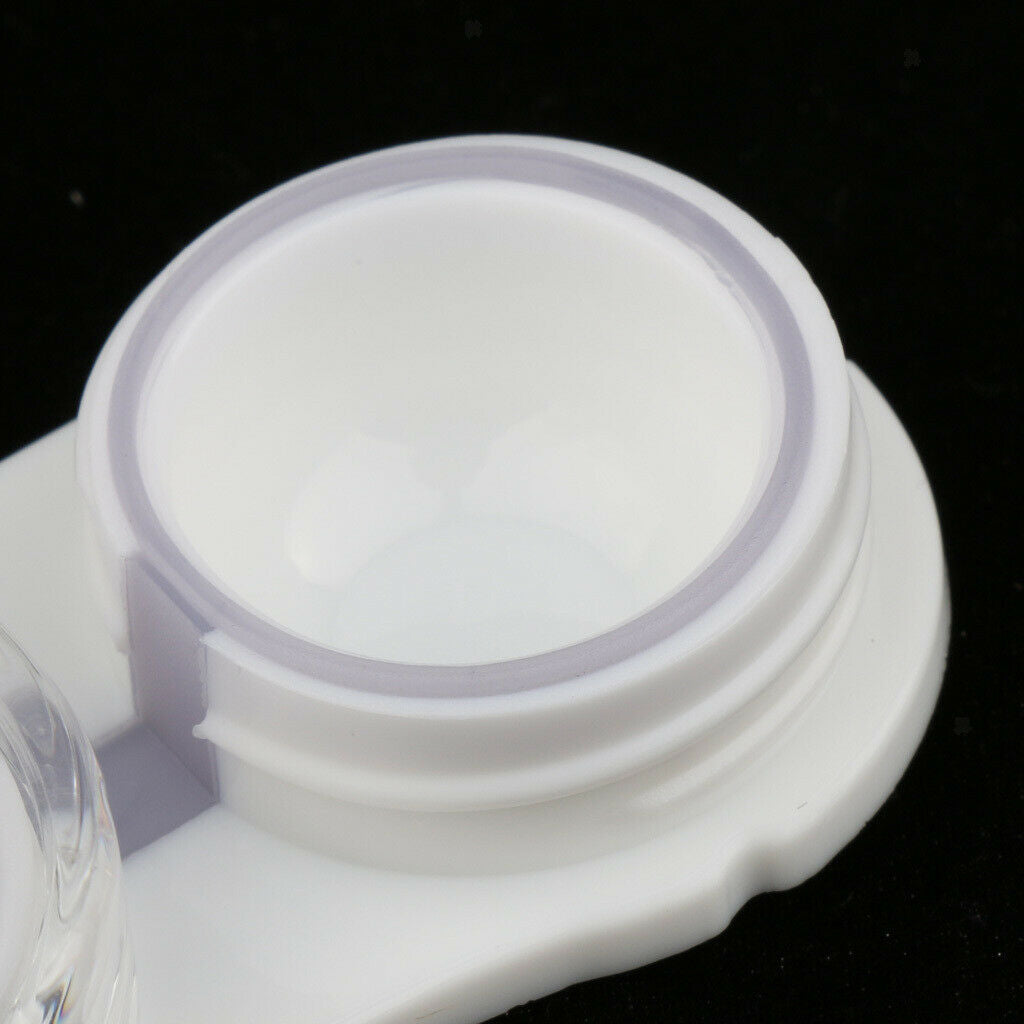 3 Pairs Contact Lens Boxes Travel Soaking Storage Case with Tweezers Kit