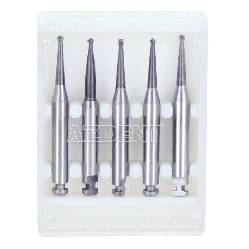 10 Kits Dental Lab Clinic Low Speed Right Angle Tungsten Steel Drill Burs RA1