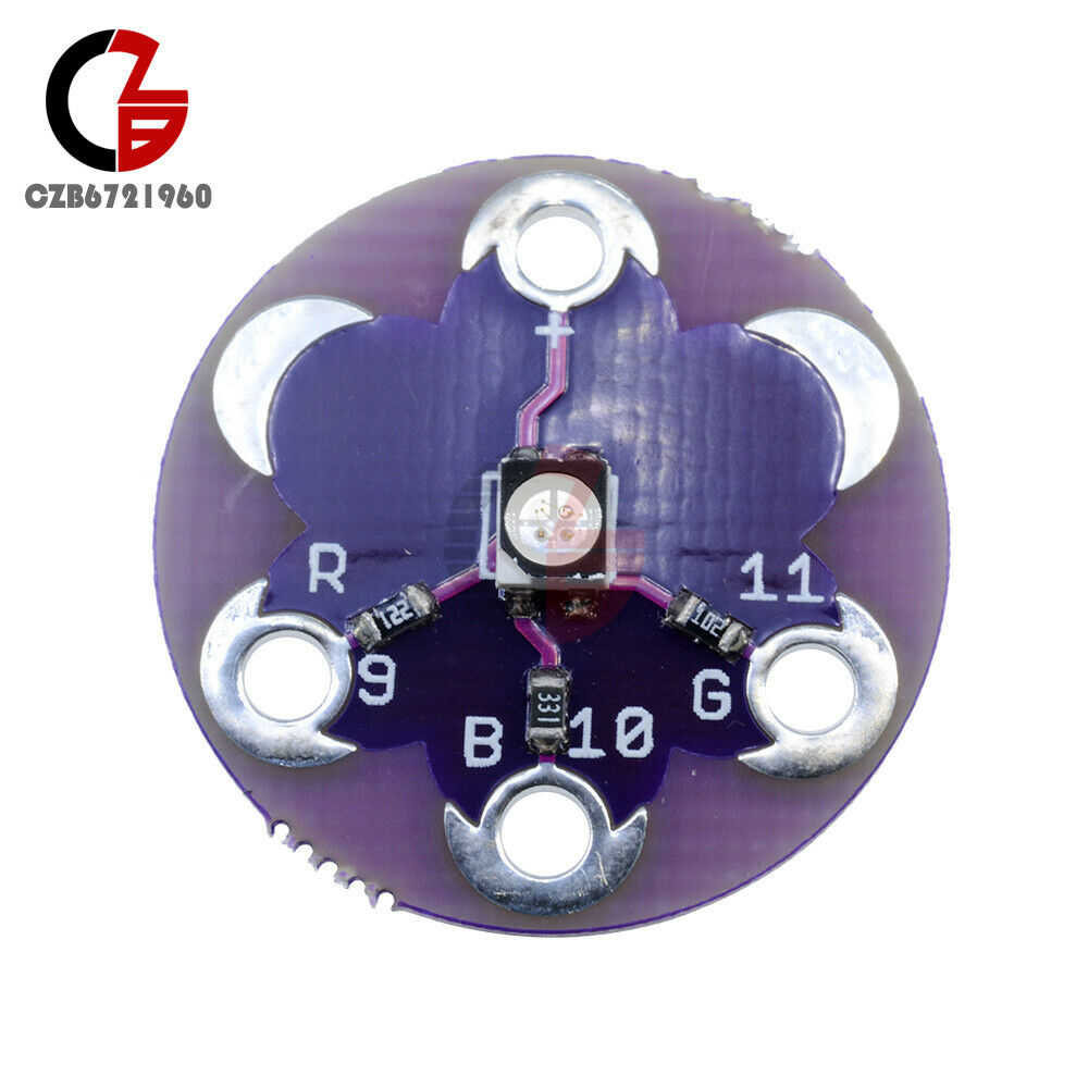 5PCS New LilyPad Tri-Color LED RGB For arduino
