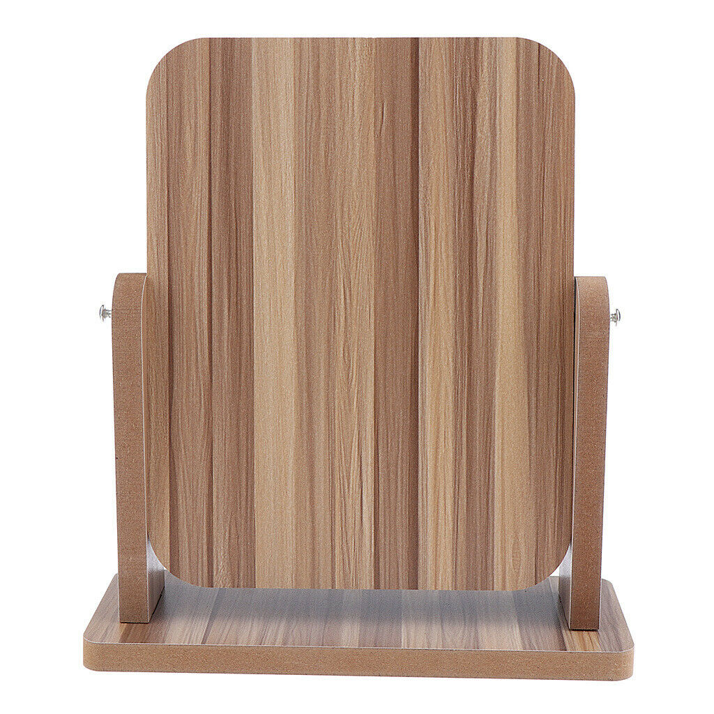 1 Piece Of Rectangle Tabletop Vanity Makeup Mirror, Made of Wood Frame And Stand