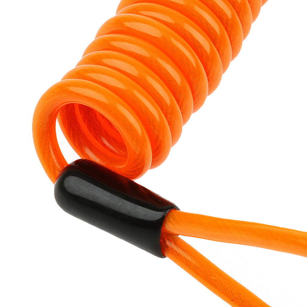 Anti-Theft Spring Motorcycle Bike Camping Fishing Cable Blocks Disc Brake 1.5m