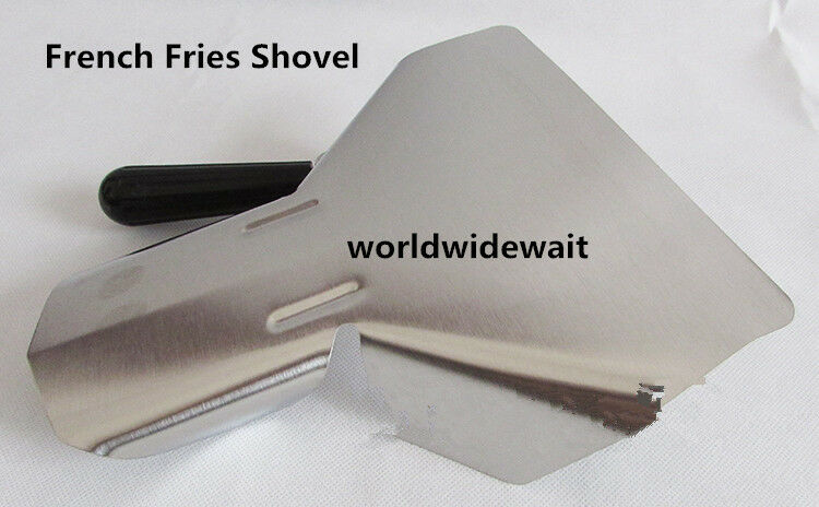 Stainless Steel French Fries Shovel Scoop With Right Handle For KFC & Mcdonald's