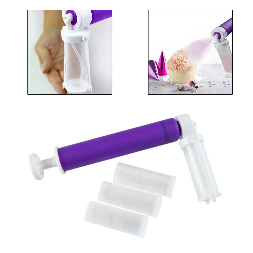 DIY Manual Airbrush Colour Paints Cake Decorating Tool for Decorating Cakes