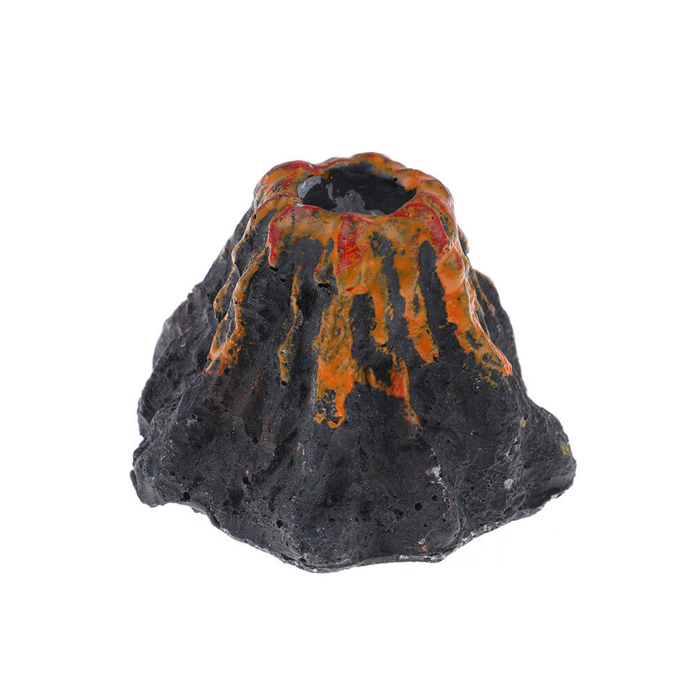 Volcano Shape Aquarium fish tank decor oxygen pump air bubble stone&yJCAUJ Tt